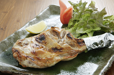 自慢の特大若鶏塩焼き 自慢の特大若鶏塩焼き